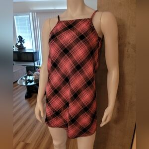 2000's Justice Plaid Mini Dress Teenager Large - 12/14 Like New